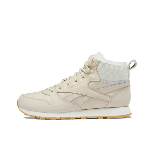 Reebok Classic Leather Беговые кроссовки Высокие Топ Женские