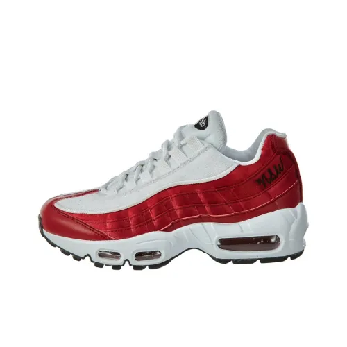 Nike Air Max 95 Low Топ Повседневные Беговые Кроссовки Женские Белые Красные