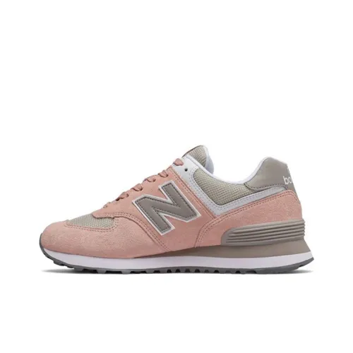 New Balance NB 574 Low Топ Беговые кроссовки Женские Румяный розовый