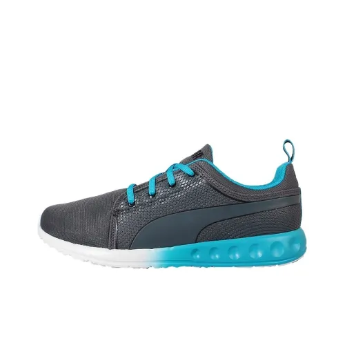 PUMA Carson Амортизация Устойчивый к истиранию Легкий Низкий Топ Беговые кроссовки Мужские Серый Синий