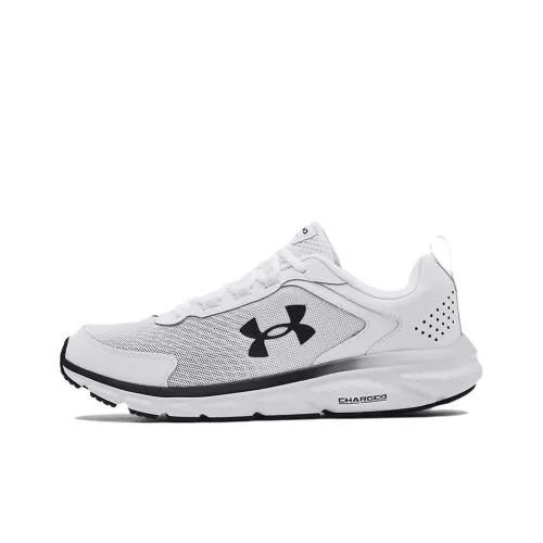 Under Armour Charged Assert 9 Low Топ Беговые кроссовки Мужской Белый