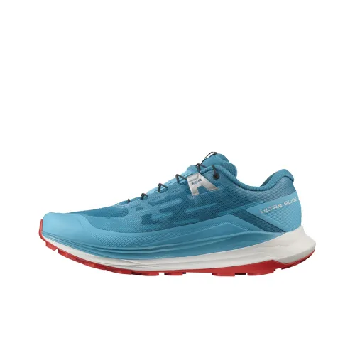 SALOMON Ultra Glide Амортизаторы Шок-абсорбирующие Устойчивые к истиранию Дышащий Низкий Топ Беговые кроссовки Мужские Синие