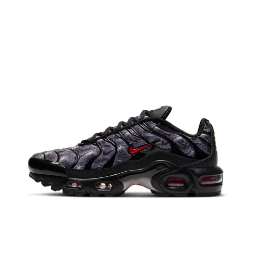 Nike Air Max Plus Low Top Marathon Беговые кроссовки GS Черный Серый