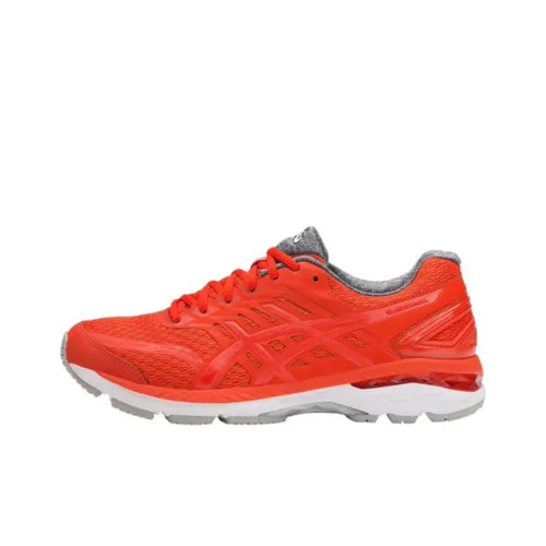 Asics GT 2000 5 Износостойкий и Легкий Низкий Топ Беговые кроссовки Мужские Оранжевые
