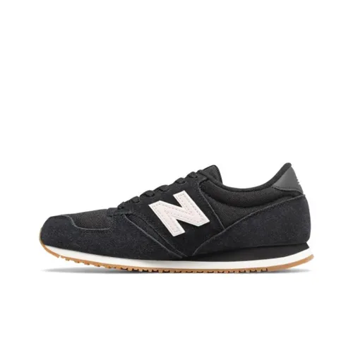 New Balance NB 420 Low Топ Беговые кроссовки Женские Черный Белый
