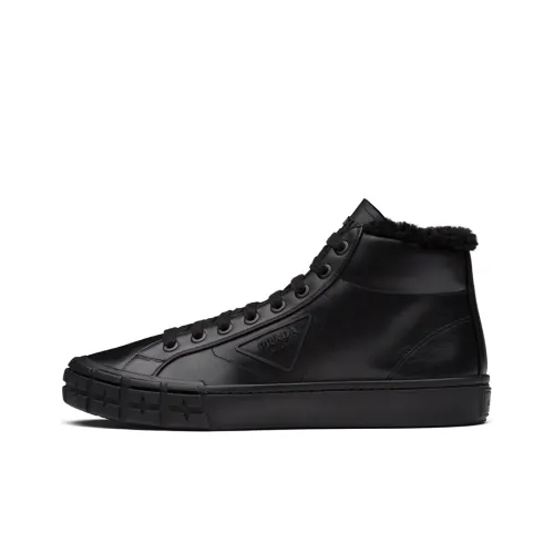 PRADA Cassetta Wheel Скейтборд Кроссовки Высокие Мужские