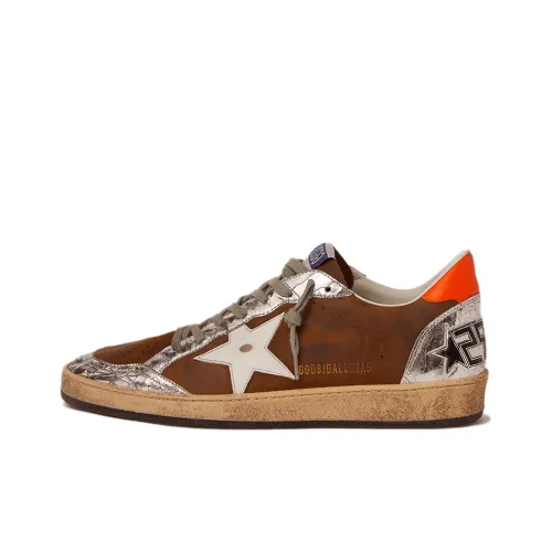 Golden Goose Ball Star Стильные Скейтбординги Мужской Коричневый Эффект Потертости