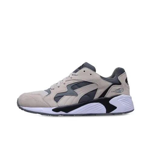 PUMA Prevail Шокаблоки Устойчивый к истиранию Дышащий Низкий Топ Беговые кроссовки Унисекс Серый Белый