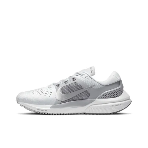 Nike Air Zoom Vomero 15 Амортизаторы Slip-resistant Abrasion-resistant Низкий топ Беговые кроссовки Женские Серый Серебряный