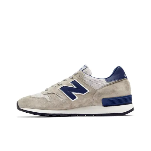 New Balance NB 670 Амортизация Устойчивый к истиранию Дышащий Низкий Верх Беговые кроссовки Мужские Океанический Серый