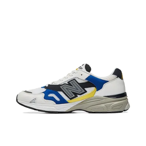 New Balance NB 920 Low Топ Марафон Беговые кроссовки Мужской Белый Синий MADE In UK