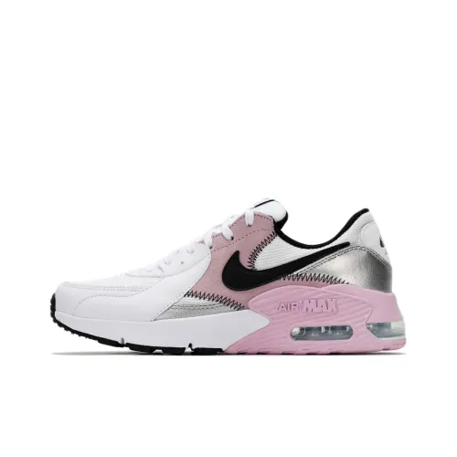 Nike Air Max Excee Low Топ Марафон Беговые кроссовки Женские Розово-белый Серебряный