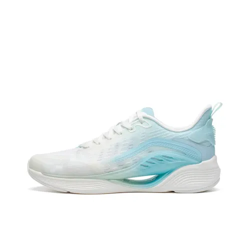 XTEP Qing Feng 5,0 Амортизация Дышащий Легкий Низкий Топ X Flow Спринт Беговые кроссовки Мужской Белый Синий