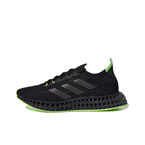 Adidas 4D FWD Противоскользящий устойчивый к истиранию низкий топ повседневная обувь для бега мужская черная зеленая