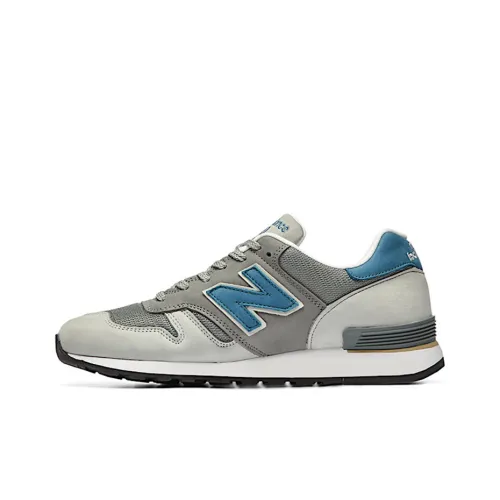New Balance NB 670 Low Топ Беговые кроссовки Мужской Серый Синий Сделано в Великобритании