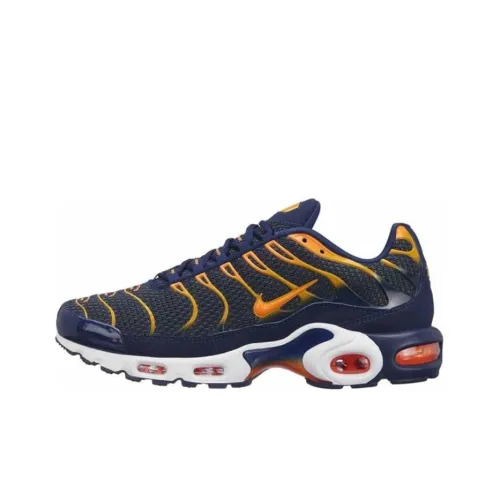 Nike Air Max Plus Low Топ Повседневные Беговые Кроссовки Мужские Синие Желтые