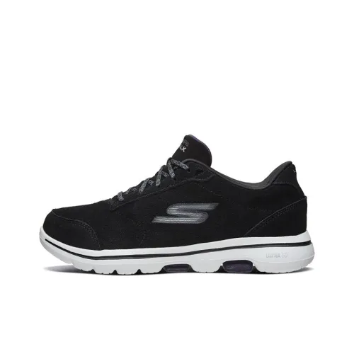 Skechers Go Walk 5 Низкие Кроссовки Спортивные Женские Черные Фиолетовые