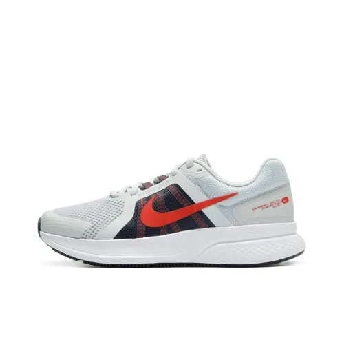 nike Run Swift 2 Амортизаторы Удерживающие от скольжения Устойчивые к истиранию Низкий Топ Беговые кроссовки Мужские Серый Черный Красный