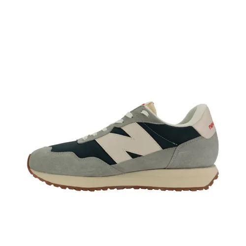 New Balance NB 237 Low Топ Беговые кроссовки Мужские Серый Белый Синий