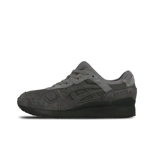 Asics Gel Lyte 3 Low Топ Беговые кроссовки Унисекс Графитовый Черный Серый