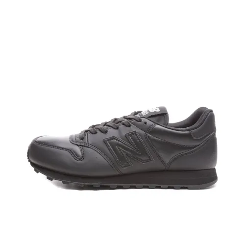 New Balance NB 500 Low Топ Беговые кроссовки Женские Чисто черный