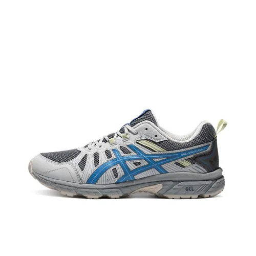 Asics Gel Venture 7 Low Top Повседневные Беговые Кроссовки Мужские Серый Синий