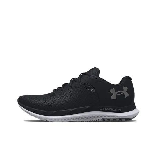 Under Armour Low Топ Повседневные Беговые Кроссовки Мужские Черные
