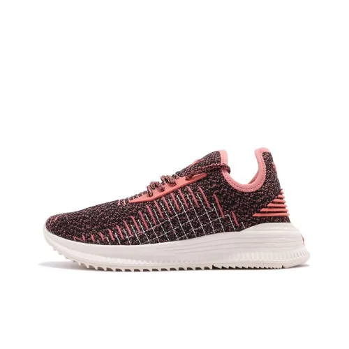 PUMA AVID Шокаблоки Slip-Resistant Дышащие Низкие Кроссовки для Бега Мужские Розовые Коричневые