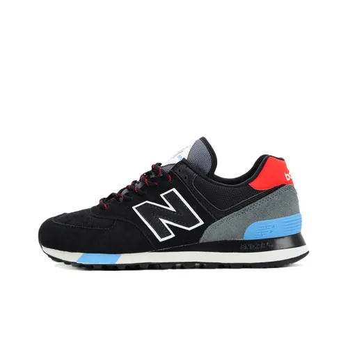 New Balance NB 574 Low Топ Беговые кроссовки Унисекс Черный Красный