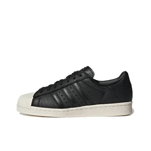 Adidas Originals Superstar 82 Износостойкий и Легкий Низкий Топ Скейтборд Кроссовки Унисекс Черный Белый