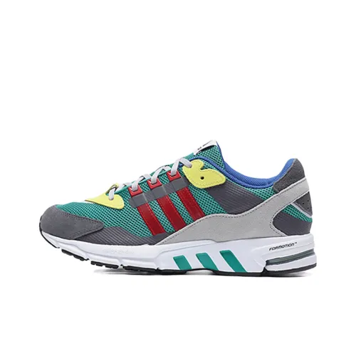 Adidas Equipment 10 Устойчивые к истиранию низкие беговые кроссовки для мужчин серо-зеленые