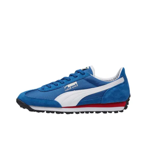 PUMA Easy Rider Амортизирующие низкие беговые кроссовки с противоскользящим эффектом унисекс синий и белый