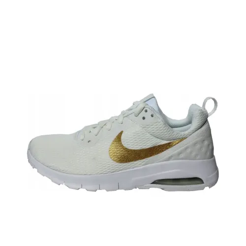 Nike Air Max Motion Low Топ Повседневные Беговые Кроссовки Мужские Белые Золотые