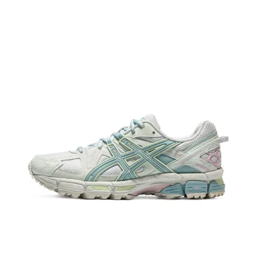 Asics Gel Kahana 8 Устойчивый к абразиву Дышащий Легкий Низкий Топ Беговые кроссовки Женские Синий