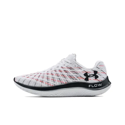 Under Armour Flow Velociti Wind Low Топ Повседневные Беговые Кроссовки Мужские Белый Черный Красный