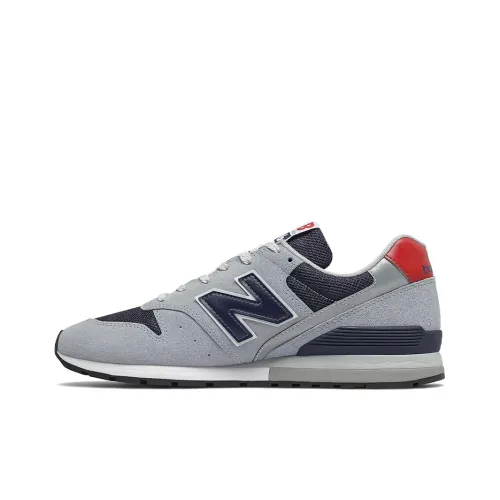 New Balance NB 996 Low Топ Повседневные Беговые Кроссовки Унисекс Серый Синий Красный