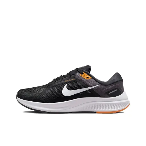 Nike Zoom Structure 24 Low Топ Воздух Zoom Беговые кроссовки Мужской Черный