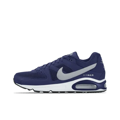 Nike Air Max Command Амортизация Устойчивый к истиранию Дышащий Низкий Топ Беговые кроссовки Мужской Темно-синий