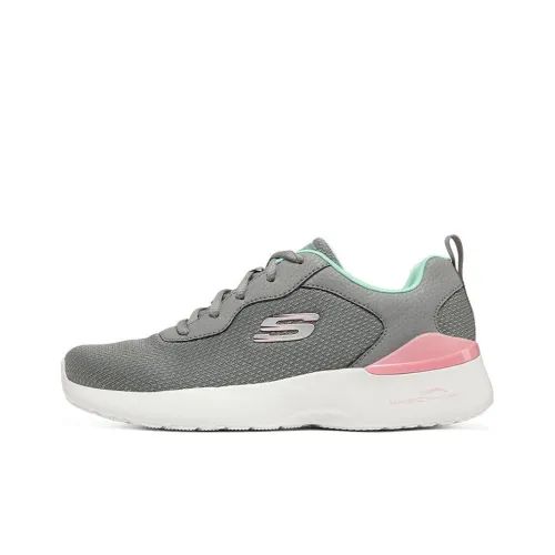 Skechers Skech Air Dynamight Low Топ Беговые кроссовки Женские Серый