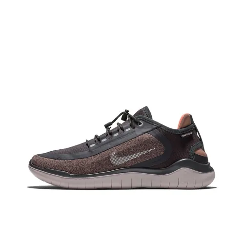 Nike Free RN 2018 Амортизаторы Slip-resistant Abrasion-resistant Breathable Low-top Беговые кроссовки Женские Черный