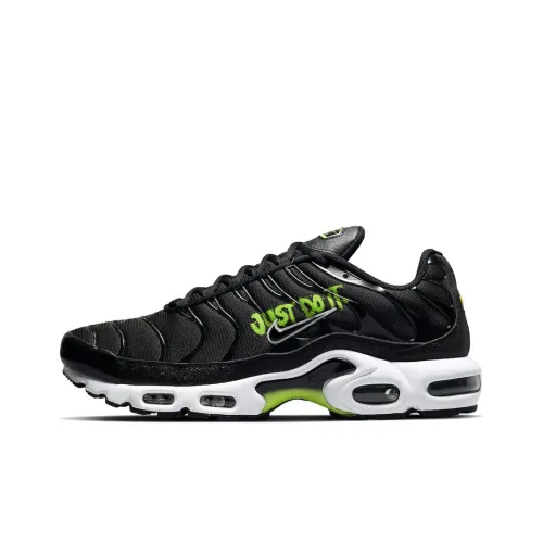 Nike Air Max Plus Low Топ Беговые кроссовки Мужские Черные Зеленые