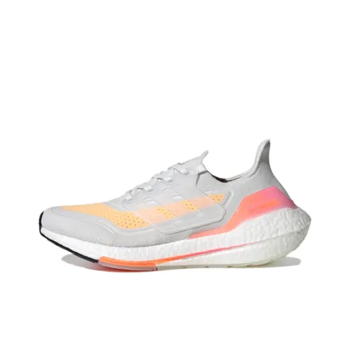 Adidas ULT Дышащий Амортизирующий Низкий Топ Повседневные Беговые Кроссовки Женские Серый Оранжевый