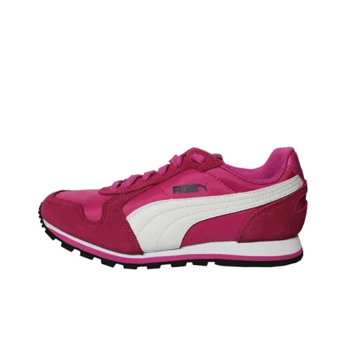 PUMA St Runner Амортизирующие противоскользящие устойчивые к истиранию дышащие низкий топ беговые кроссовки Женские Розовые