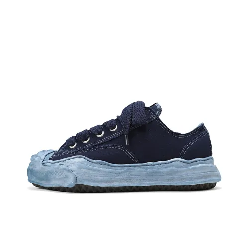 MIHARA YASUHIRO Hank Low Топ Стильные Скейтбординги Унисекс Темно-синий