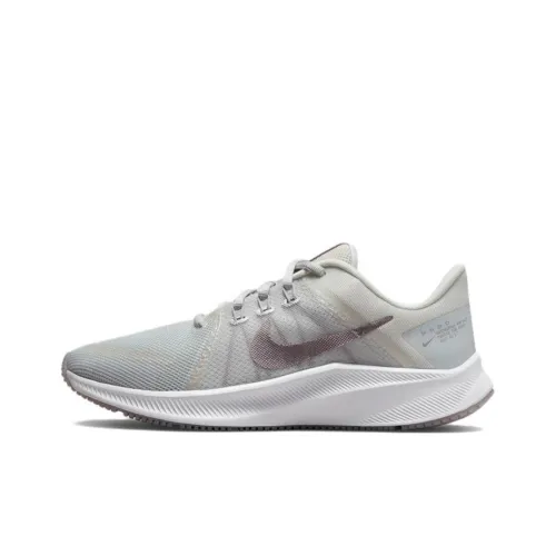 Nike Quest 4 Low Топ Повседневные Беговые Кроссовки Женские Светло-Серые