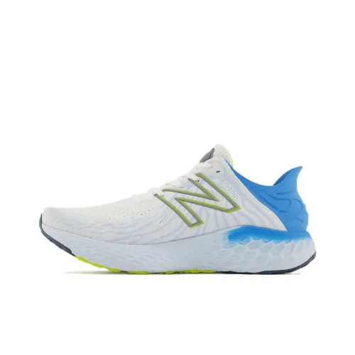 New Balance 1080 v11 Low Топ Беговые кроссовки Мужские Белый Синий