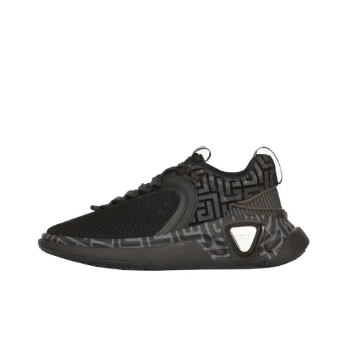 BALMAIN B Runner Устойчивый к истиранию Низкий Топ Повседневная обувь Мужская Черная