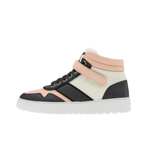 Ferragamo Gancini Высокие Кроссовки для скейтбординга Женские Черные