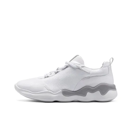 Ecco Jump Dance Амортизация Устойчивость к износу Покрытие устойчивое к истиранию Низкий верх Повседневный стиль Женские Белый