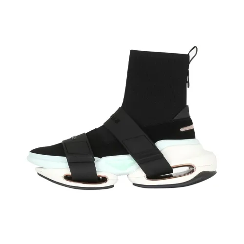 BALMAIN B Смелый Аbrasion-Resistant High Top Толстая подошва Кроссовки Женские